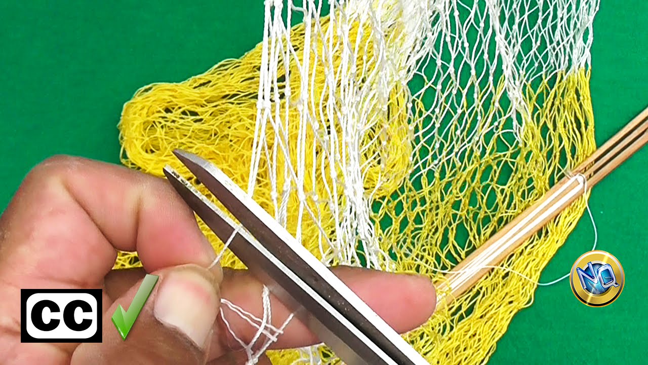 COMO REPARAR SU RED DE PESCA YouTube COMO REPARAR SU RED DE PESCA YouTube