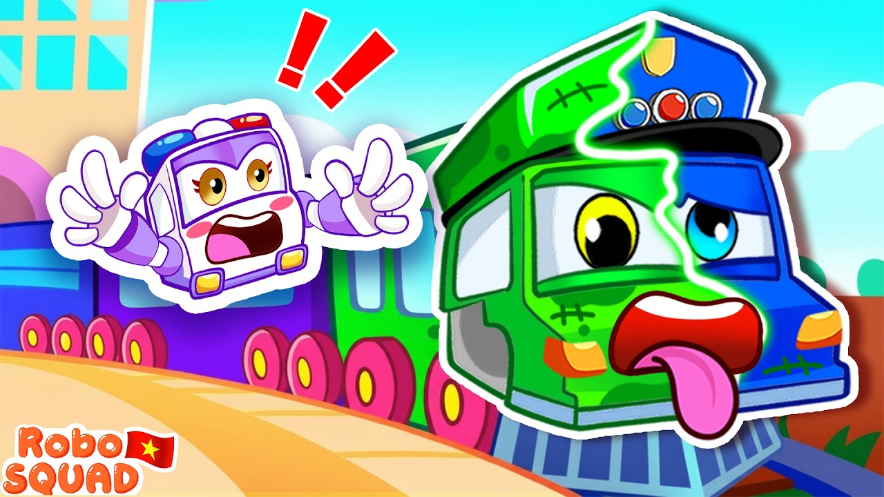 Cuộc Phiêu Lưu Của Đoàn Tàu Lắc Lư 🚂 Học Nội Quy An Toàn Trên Tàu  Hoạt Hình Thiếu Nhi - RoboSquad