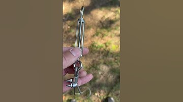 Steel cable wire with turnbuckles review for a giant #sportsnet that im putting up in my yard #cable