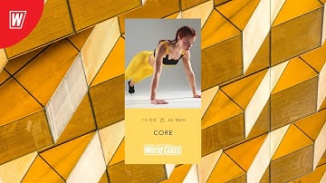 CORE с Натальей Смирновой | 17 апреля 2020 | Онлайн-тренировки World Class