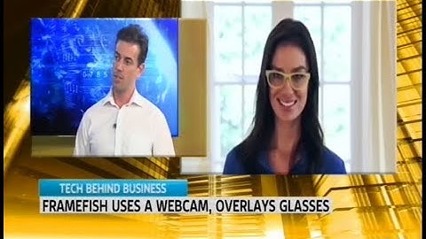 Virtual Mirror seen on Sky News Technology Behind Business