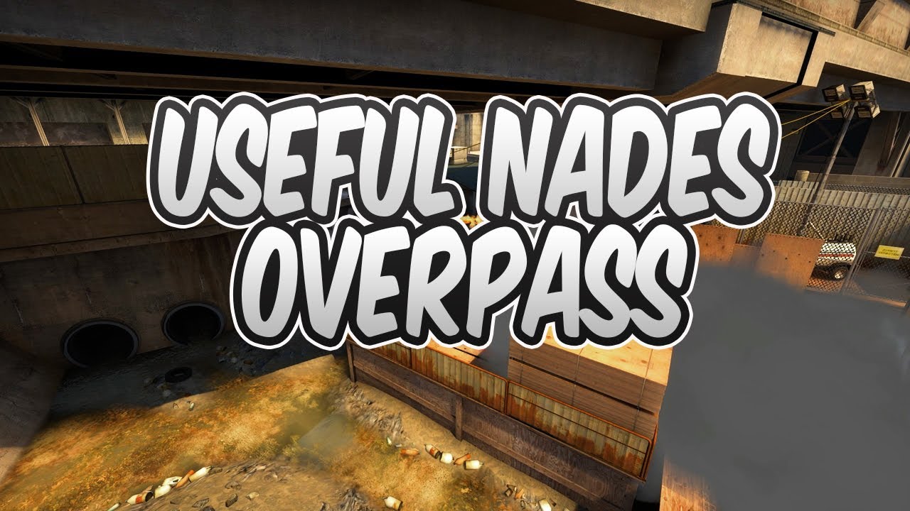 Guide On Useful Nades On De_Overpass + Navi Mid Push Smoke (2019)