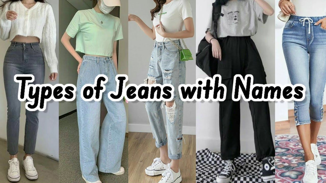 Types of Jeans with Names for girls and Women's//Jeans Types//Jeans
