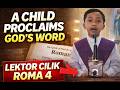 Suara Kecil, Iman Besar | Child Proclaims Romans 4:13, 16–18, 22 (Catholic Lector)
