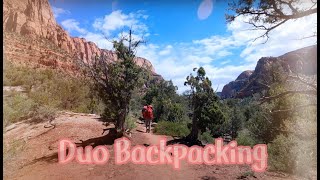 [4K] Part 2: The1st Backpacking of Mom and Son turned out Perfect#Zion national Park,US