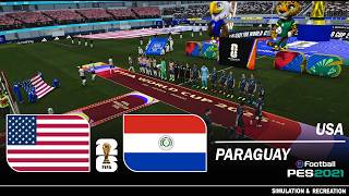 USA vs Paraguay  Copa Mundial 2026  Simulacin Pes 2021