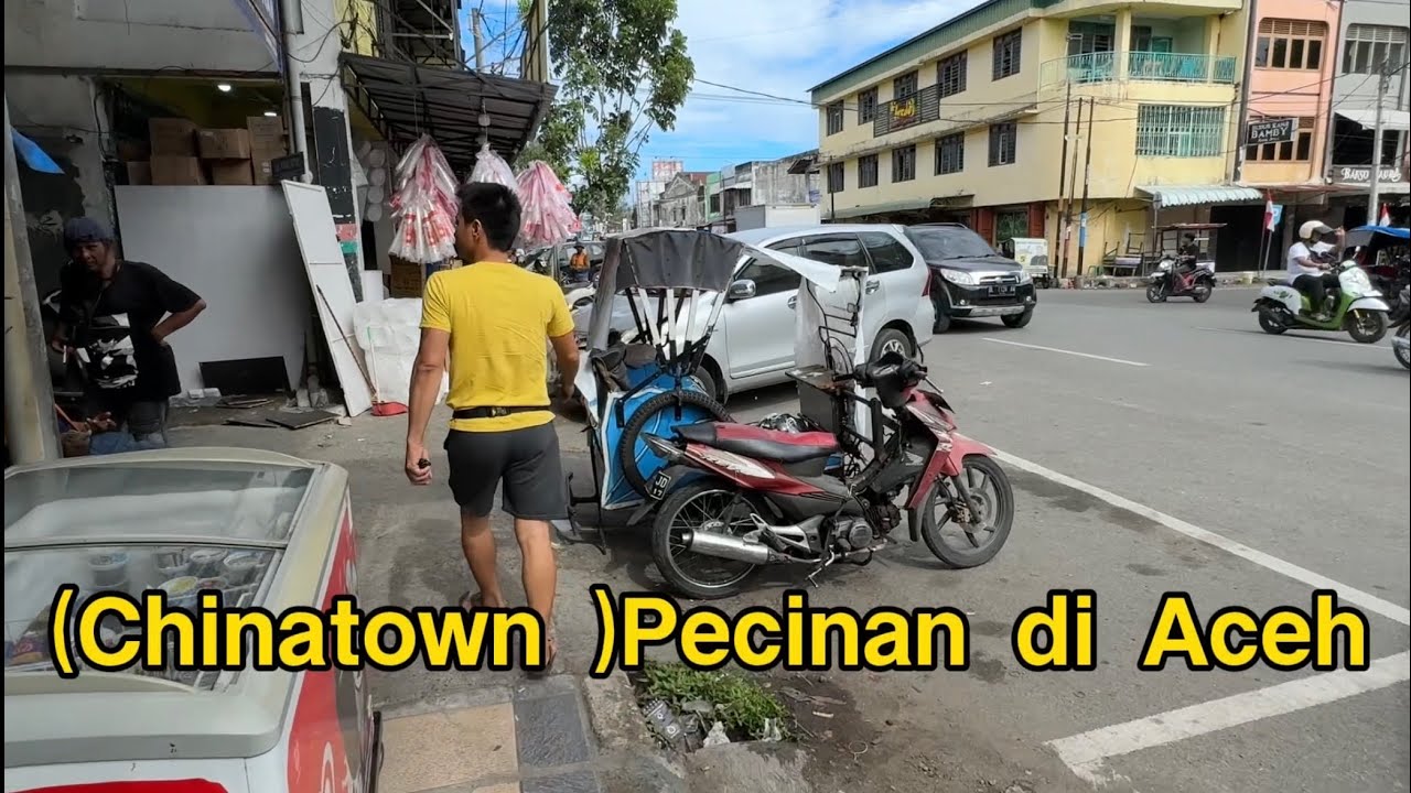 🇮🇩Chinatown印尼亚齐的唐人区，这里是当地华人最集中的地方，就在市中心位置peunayong!虽然不是很繁华，但是大家其乐融融！