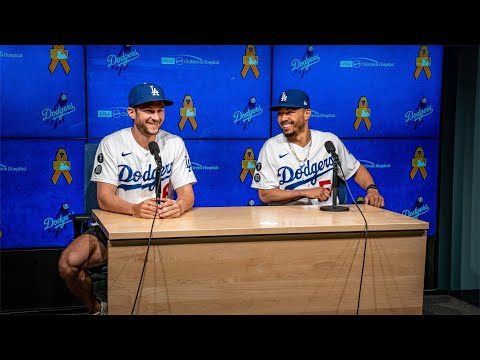 Mookie Betts, Trea Turner part of Dodgers' efforts to recognize Childhood Cancer Awareness Month