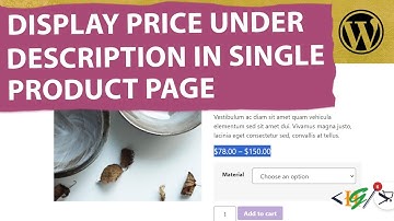 How to Show Price Position Below Description in WooCommerce Single Product Pages | Simple | Variable