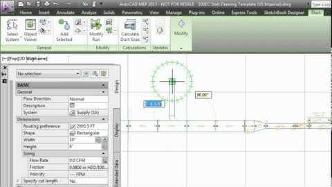 Dampers in Taps Enhancement in Version 5.1 of Fabrication for AutoCAD MEP 2013