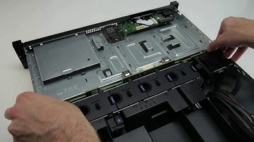 Removing and Installing the Hard Drive Backplane on a BCD208