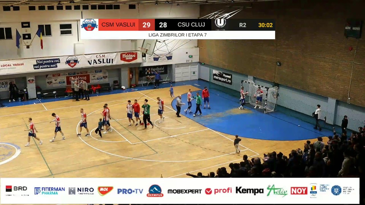 CSM Vaslui 29-28 CS Universitatea Cluj-Napoca, 19 Octombrie 2025