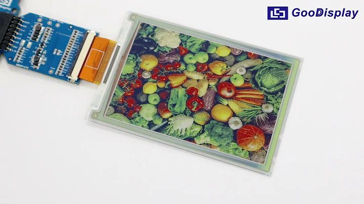 Discover the Future of Displays: 4-Inch Full-Color ePaper Display with E Ink Spectra 6