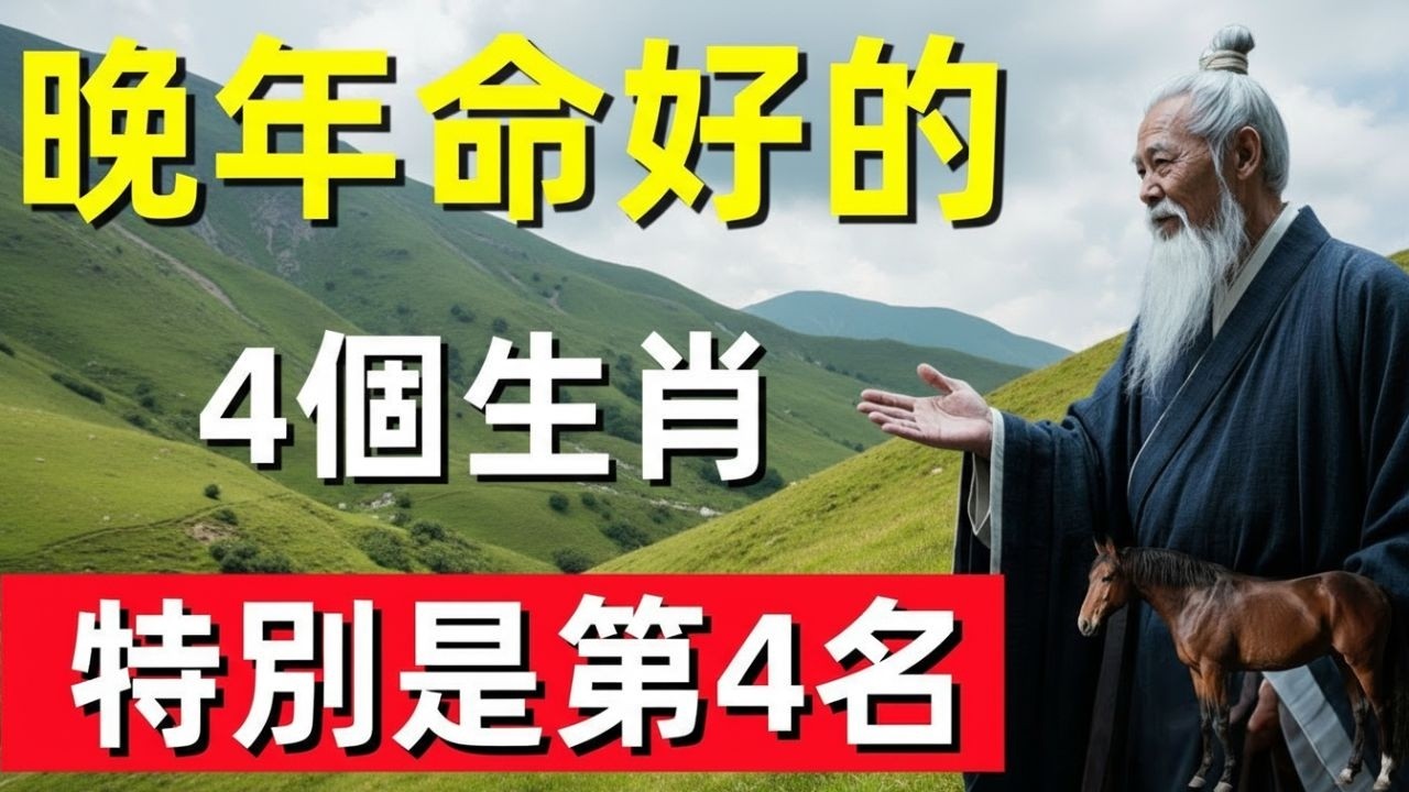 眞的沒有騙你！晚年命好的4個生肖！特別是第4名，子女孝順，健康长寿！#修行思維 #修行 #福報 #禪 #道德經 #覺醒 #開悟 #禅修📿