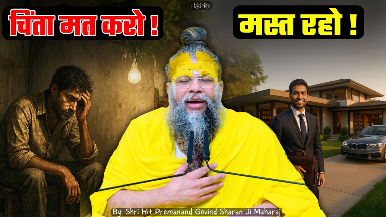 चिंता मत करो, मस्त रहो ! // 08-08-2026 // Shri Hit Premanand Ji Maharaj