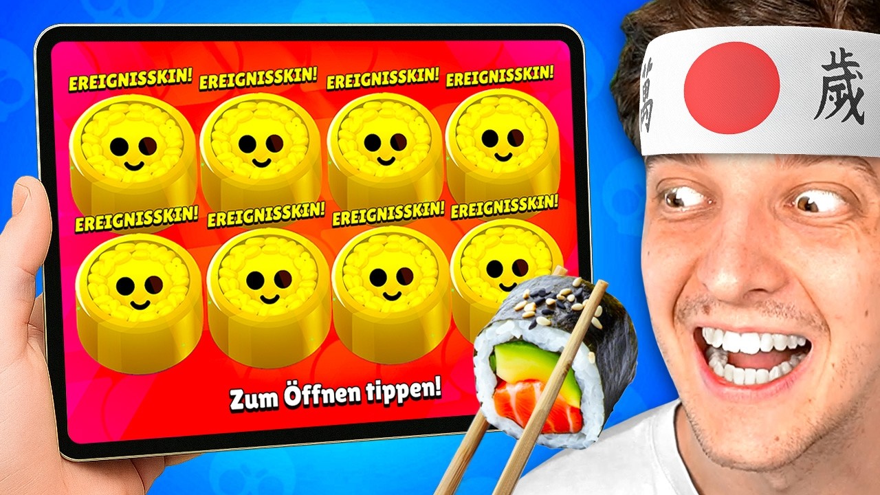 Solange SUSHI ESSEN, bis ich das SELTENSTE SUSHI ziehe...😱