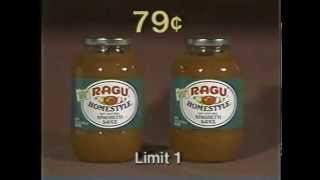 Vintage Commercial - Hornbacher's Fargo-Moorhead Area - Ragu on Sale