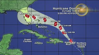 5PM ADVISORY: Dorian Expected To Become Dangerous Hurricane In Western Atlantic Profile