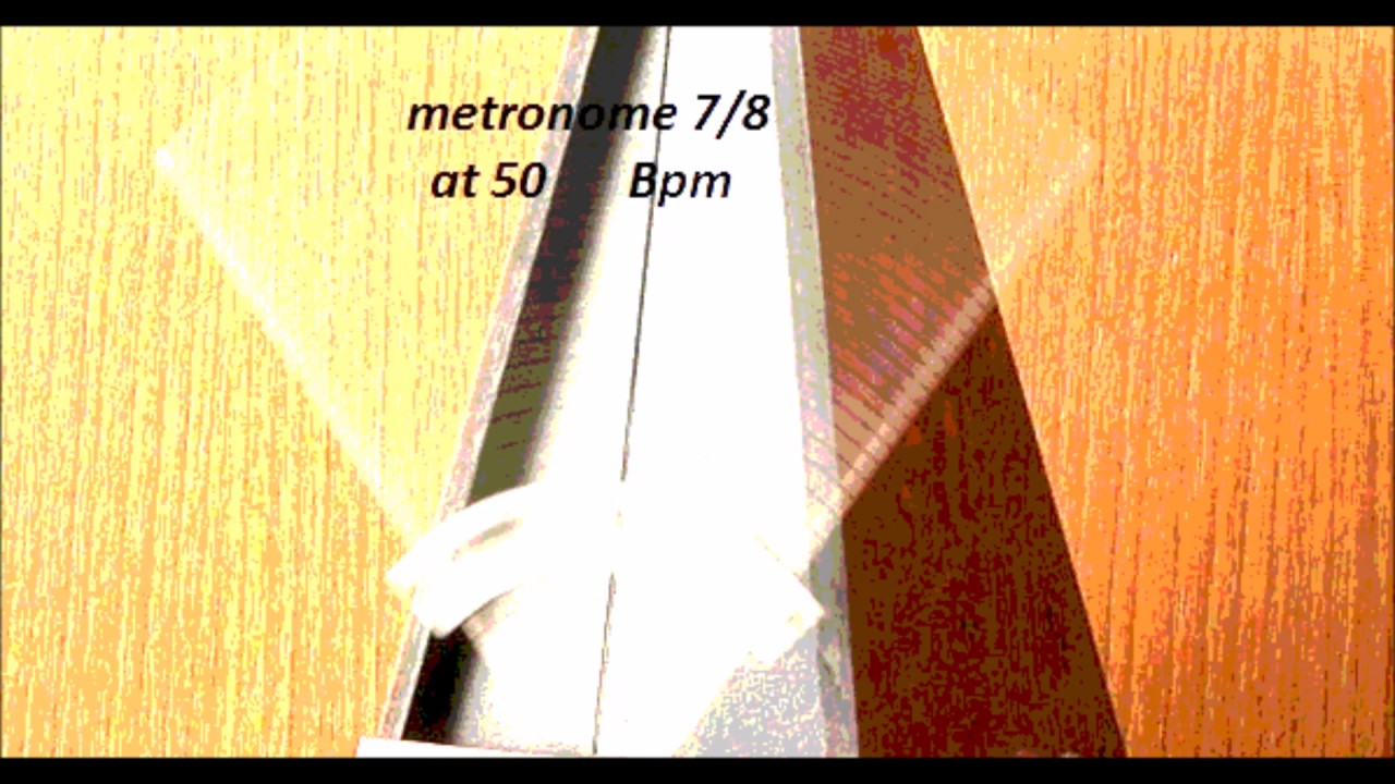 metronome 7/8 at 50 Bpm YouTube
