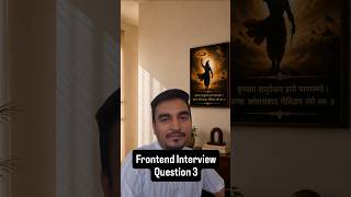 Frontend interview question 3 #interview #coding #aiintegration #react #frontend