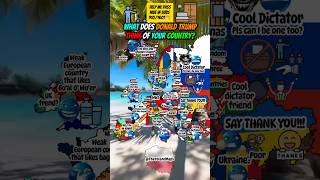 What does Trump think of your country? 🍊 🌎 #europe #mapping #mapper