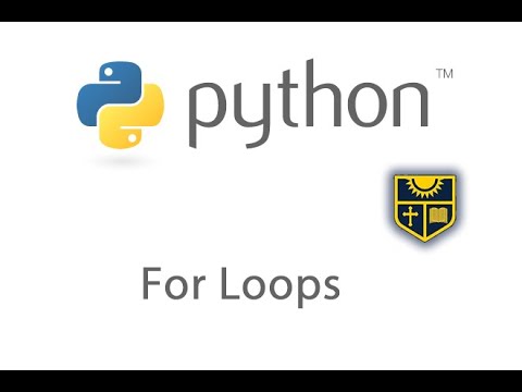 simple for loop in python - YouTube