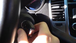 how to program a new key for the cruze.