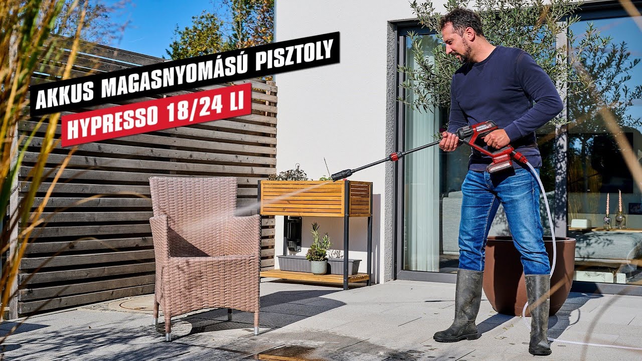 Einhell HYPRESSO 18/24 Li - akkus magasnyomású pisztoly