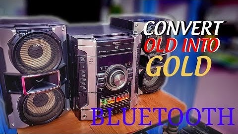 how to play music on old speaker with bluetooth|convert old music systems to bluetooth