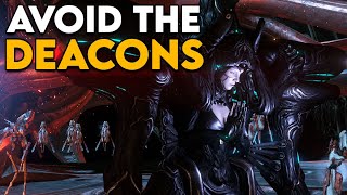 How to avoid the Deacons when infiltrating the Narmer veil factory - Warframe The New War (Spoilers)