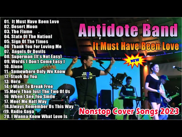 Antidote Band Nonstop Cover Songs 2023 - Antidote Band Best Hits 2023 -Opm Love Songs - The Flame class=