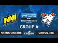 CS:GO - Virtus.pro vs Natus Vincere [Overpass] Map 2 - IEM New York 2020 - Group A - CIS