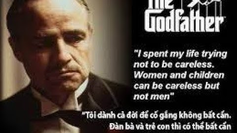 Những câu nói kinh điển trong Bố Già- The God Father