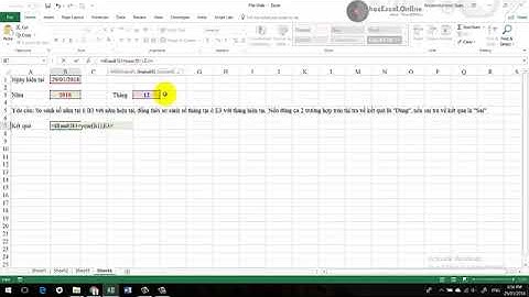 Hướng dẫn sử dụng hàm IF kết hợp hàm AND trong Excel 2016, 2013, 2010