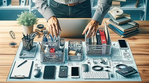 Organize Your Desk for Maximum Productivity in 90 Seconds | Easy Tips