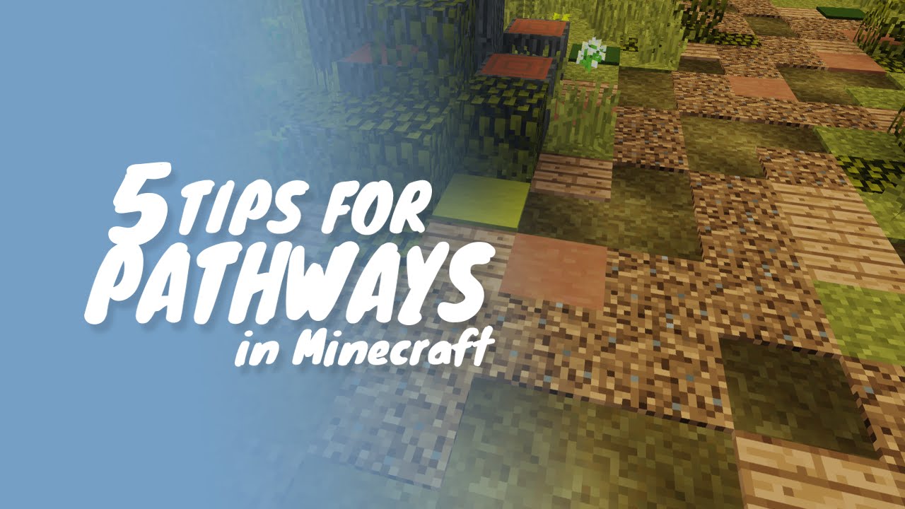 5 Tips for Paths & Road in Minecraft - YouTube