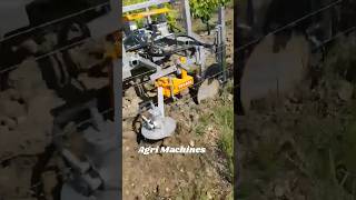 Inrow Rotary Tiller For Weeding & Cultivation || Made By Terral France || #Shorts