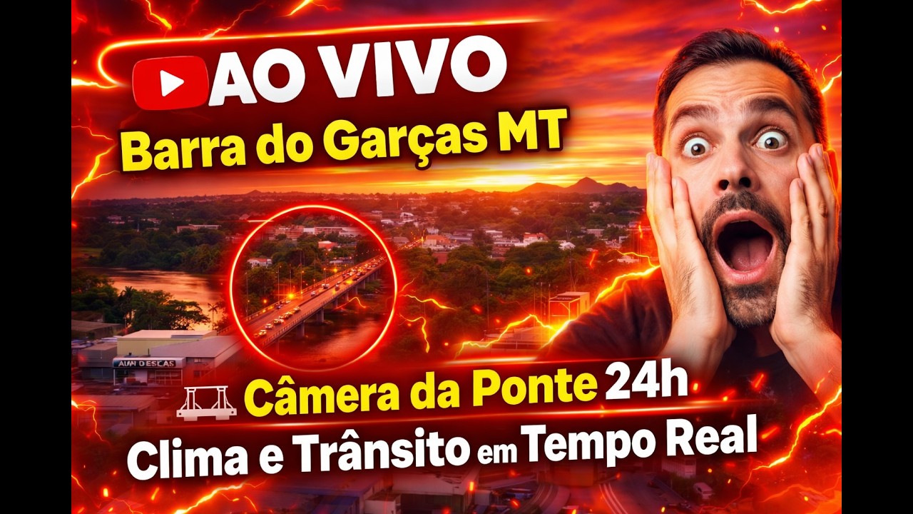 Barra do Garças Bridge Live Camera – Rio Garças, MT Brazil — Barra do Garças, Mato Grosso live camera thumbnail