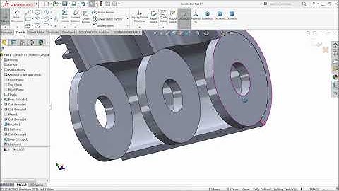 Solidworks tutorial | Design of Two Cylinder Engine in Solidworks