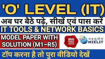 M1- R5 Information Technology Tools and Network Basis