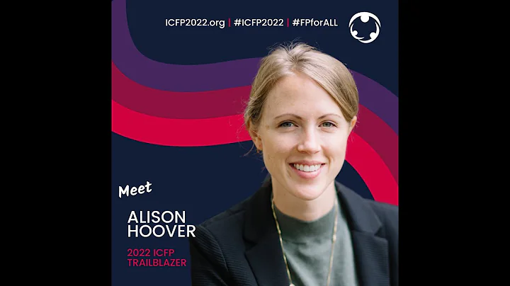 ICFP 2022 Trailblazer Award Winner Alison Hoover