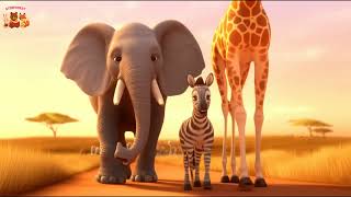 Ellie & Gary's Savanna Family Reunion 🌍🐘🐆- Read Aloud Story for Kids