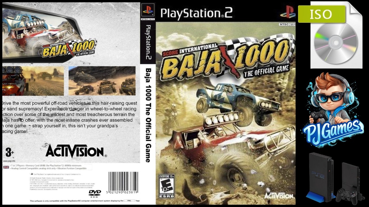 Jeu PS2 Score Baja 1000 Offroad Racing - Complet CIB PAL FR - Floto Games