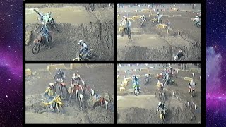 1989 USA MOTOR SPECTACULAR MOTOCROSS RACING OVER MUD PIT! SLC UTAH! SALT PALACE! LIVE FOOTAGE!
