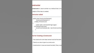 Java Constructor #coding #python #javascript #developer #computer #hacker #computerscience