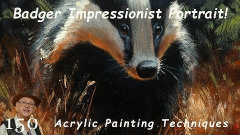 HOW TO Paint BOLD and FEARLESS! Impressionist Wildlife Painting in Acrylics! #impressionism
