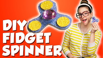DIY Fidget Spinner! How to Make A Fidget Spinner Toy! | Arts & Crafts with Crafty Carol