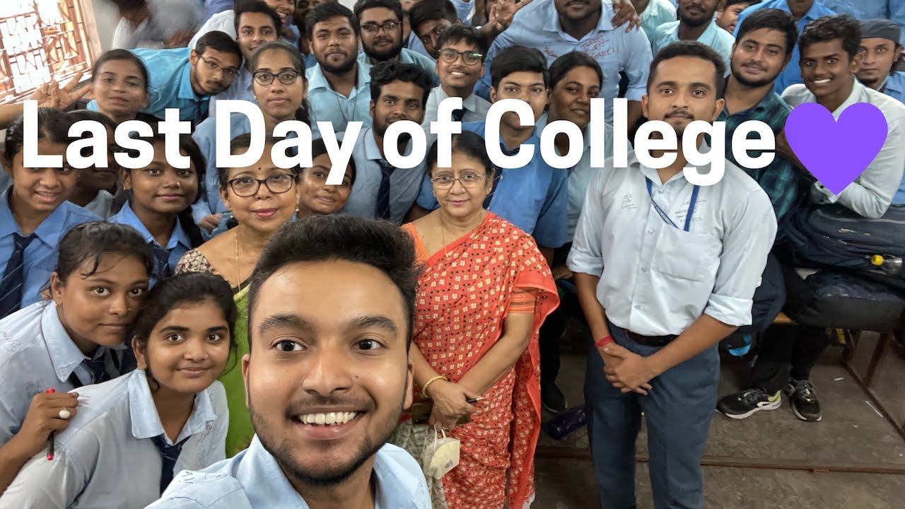 Last Day of College💜 VLOG 3 EIJE 2022 Howrah YouTube