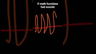 if math functions had sounds #shorts #maths #sounds #mathfunctions