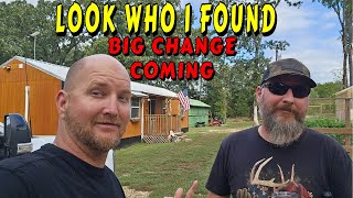 WE DID A THING TODAY BIG CHANGE |tiny house homesteading off-grid cabin build DIY  tiny cabin